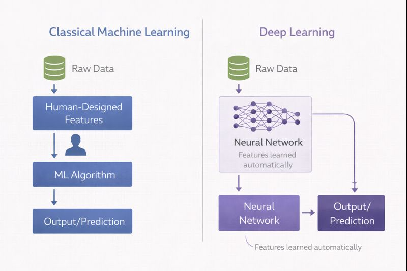 Classical ML vs Deep Learning